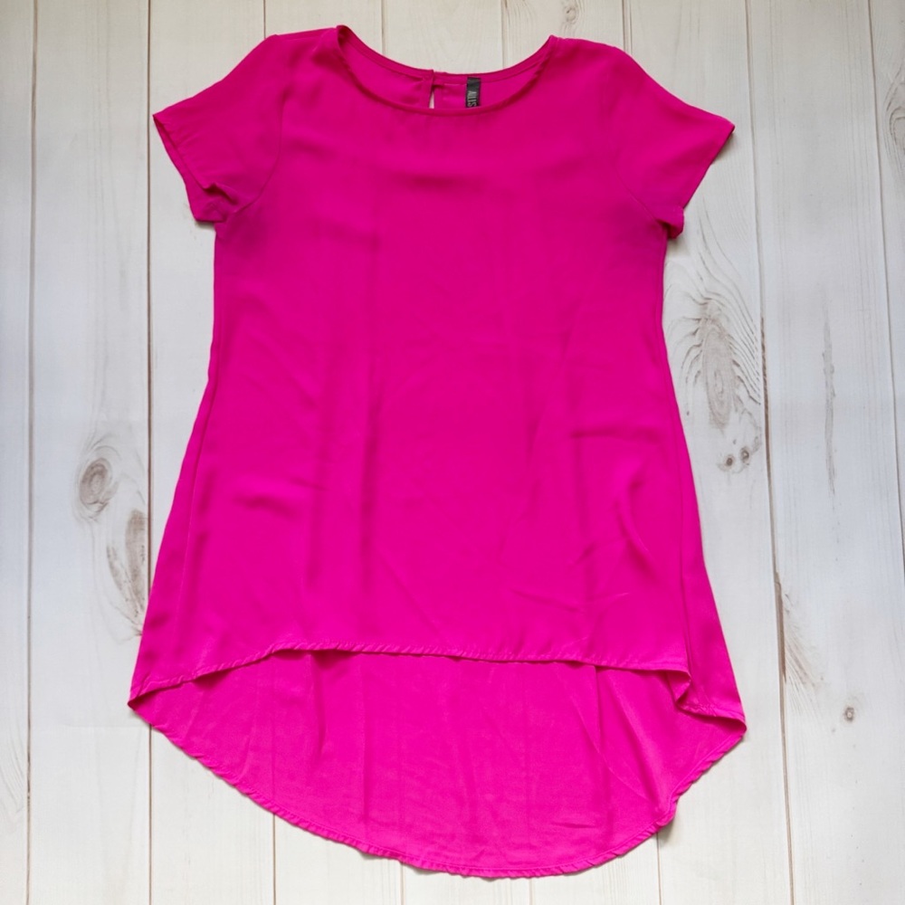 Allison Joy Pink High-Low Top